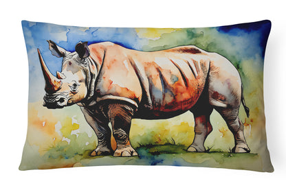 Rhinoceros Throw Pillow - One Color / One Size - Home & Garden - Home Textile - Pillows