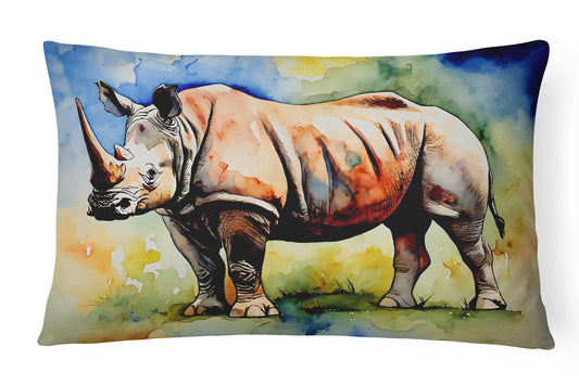 Rhinoceros Throw Pillow - One Color / One Size - Home & Garden - Home Textile - Pillows