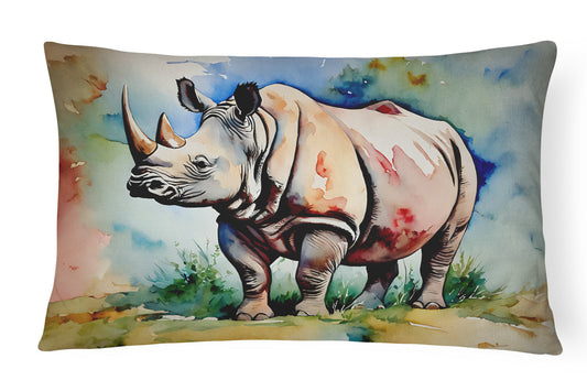 Rhinoceros Throw Pillow - One Color / One Size - Home & Garden - Home Textile - Pillows