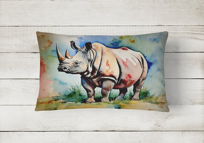 Rhinoceros Throw Pillow - One Color / One Size - Home & Garden - Home Textile - Pillows
