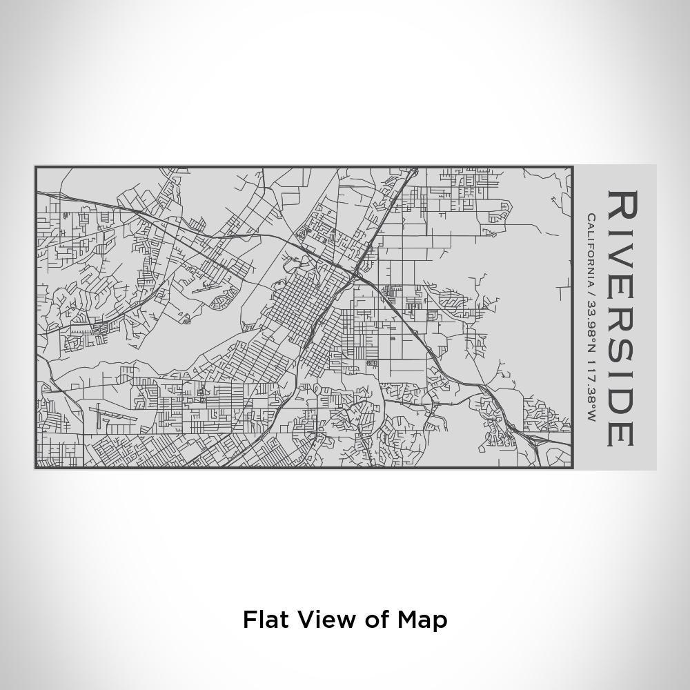 Riverside - California Map Insulated Bottle - Drinkware