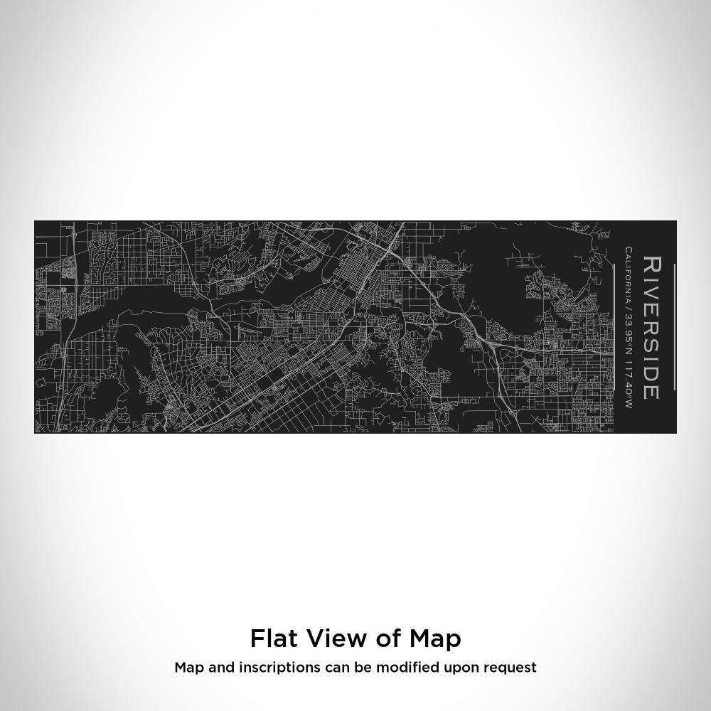 Riverside - California Map Insulated Cup in Matte Black - Drinkware