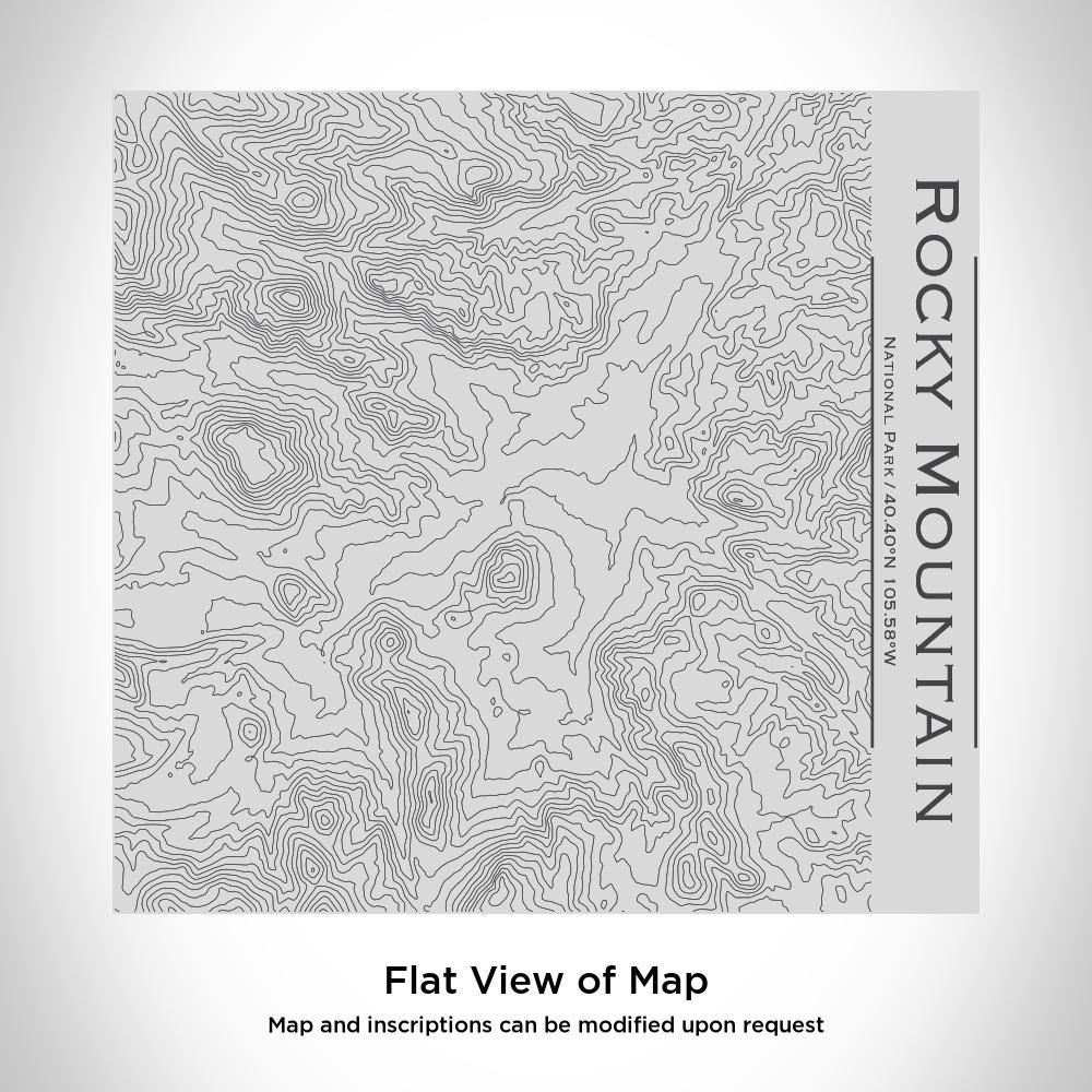 Rocky Mountain National Park - Colorado Map Tumbler - Drinkware