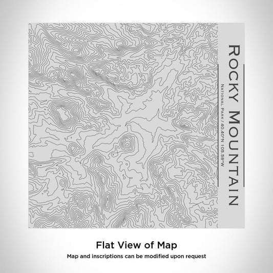 Rocky Mountain National Park - Colorado Map Tumbler - Drinkware
