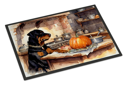 Rottweiler Fall Kitchen Pumpkins Doormat - One Color / One Size - Home & Garden - Home Textile - Carpets & Rugs