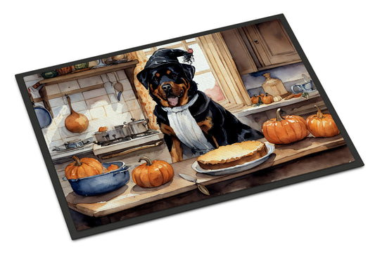 Rottweiler Fall Kitchen Pumpkins Doormat - One Color / One Size - Home & Garden - Home Textile - Carpets & Rugs