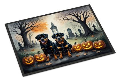 Rottweiler Spooky Halloween Doormat - One Color / One Size - Home & Garden - Home Textile - Carpets & Rugs