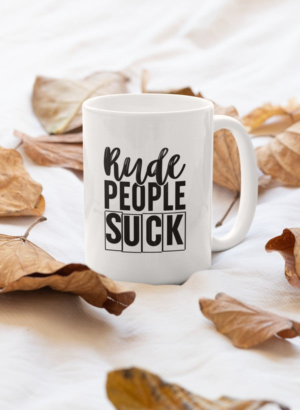 Rude People Suck Mug - One Color / One Size - Home & Garden - Kitchen Dining & Bar - Coffeeware