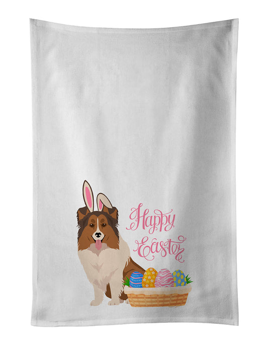 Sable Sheltie Easter Kitchen Towel Set of 2 - One Color / One Size - Home & Garden - Home Textile - Towels