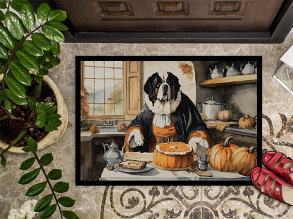 Saint Bernard Fall Kitchen Pumpkins Doormat - One Color / One Size - Home & Garden - Home Textile - Carpets & Rugs