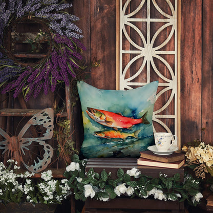 Salmon Throw Pillow - One Color / One Size - Home & Garden - Home Textile - Pillows