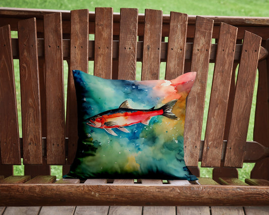 Salmon Throw Pillow - One Color / One Size - Home & Garden - Home Textile - Pillows