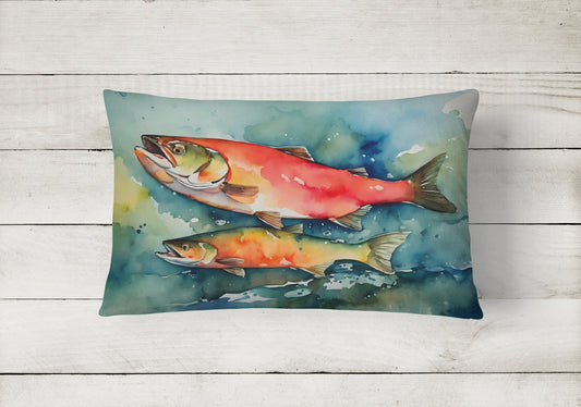 Salmon Throw Pillow - One Color / One Size - Home & Garden - Home Textile - Pillows