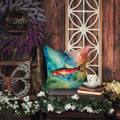 Salmon Throw Pillow - One Color / One Size - Home & Garden - Home Textile - Pillows