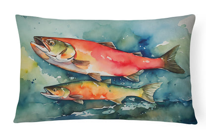 Salmon Throw Pillow - One Color / One Size - Home & Garden - Home Textile - Pillows