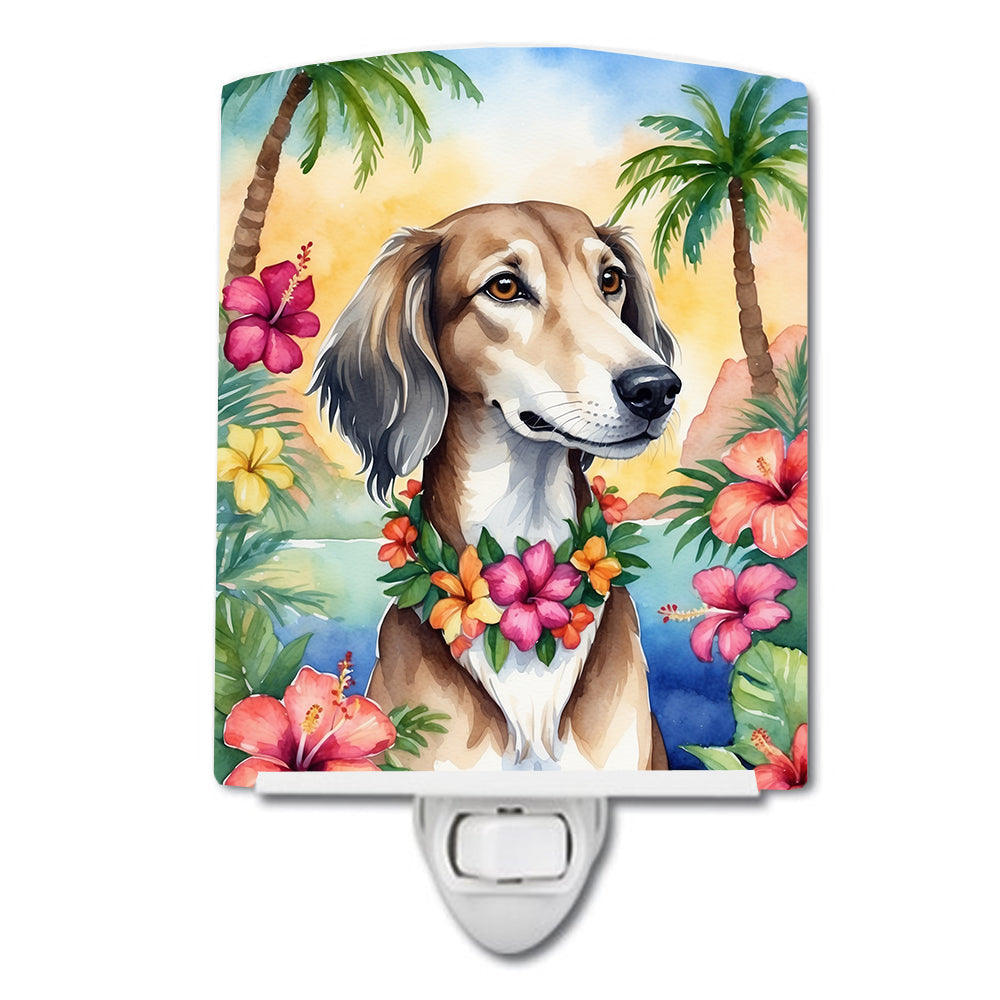 Saluki Luau Ceramic Night Light - One Color / One Size - Home & Garden - Home Improvement - Lights & Lighting - Night
