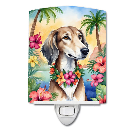 Saluki Luau Ceramic Night Light - One Color / One Size - Home & Garden - Home Improvement - Lights & Lighting - Night