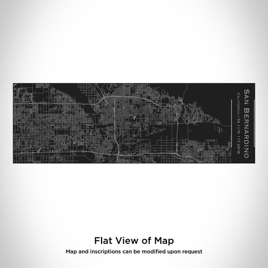 San Bernardino - California Map Insulated Cup in Matte Black - Drinkware