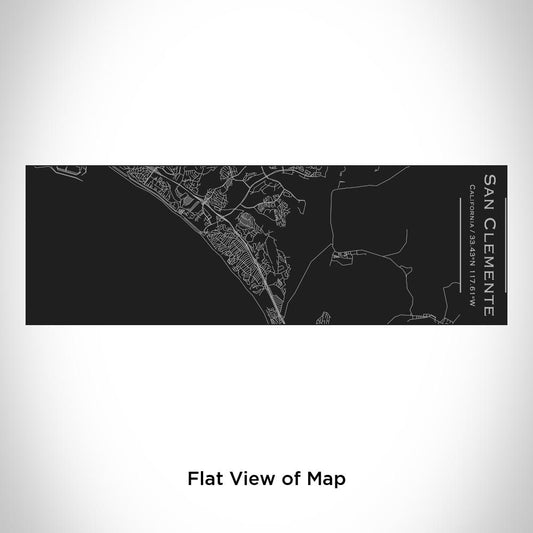 San Clemente - California Map Insulated Cup in Matte Black - Drinkware