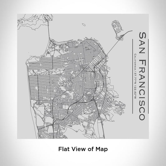 San Francisco - California Map Tumbler - Drinkware