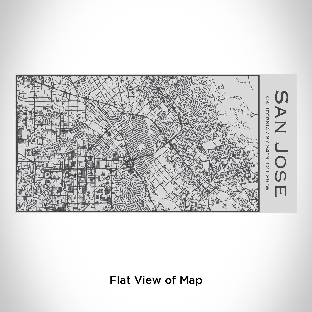San Jose - California Map Insulated Bottle - Drinkware