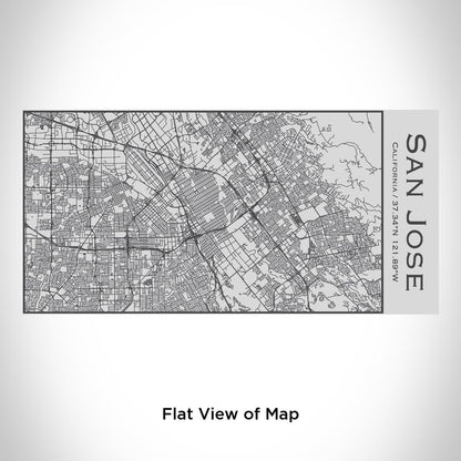San Jose - California Map Insulated Bottle - Drinkware