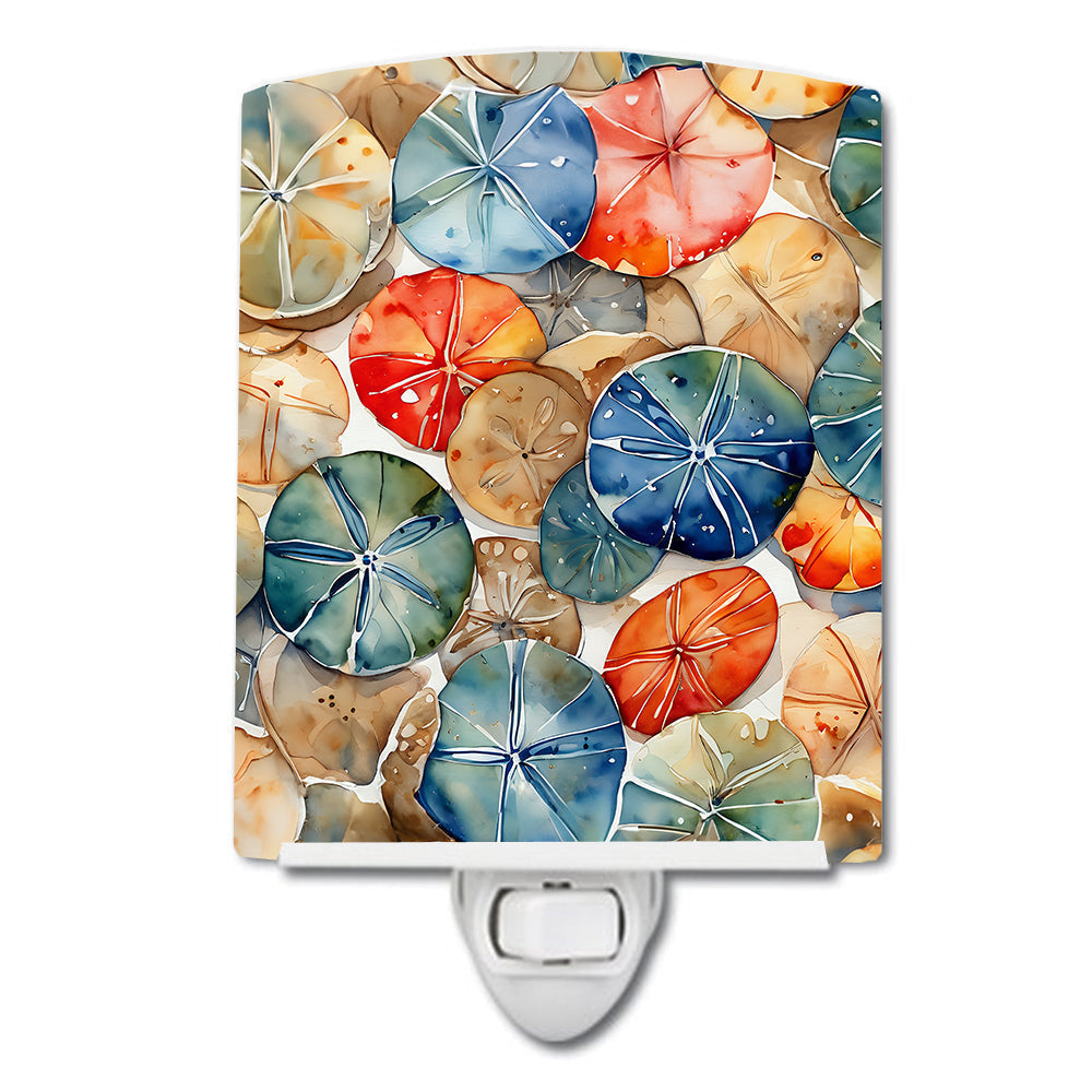 Sand Dollars Ceramic Night Light - One Color / One Size - Home & Garden - Home Improvement - Lights & Lighting - Night
