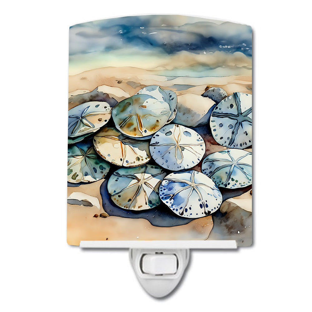 Sand Dollars Ceramic Night Light - One Color / One Size - Home & Garden - Home Improvement - Lights & Lighting - Night