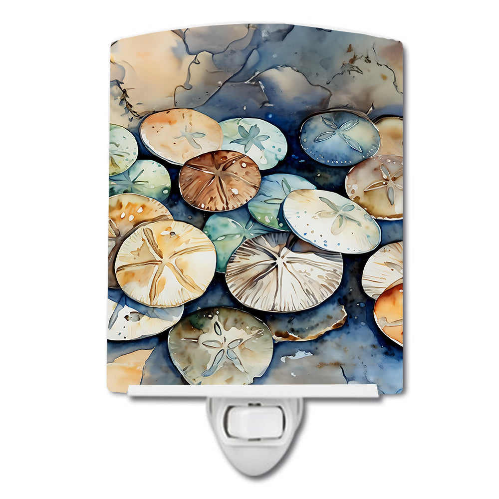 Sand Dollars Ceramic Night Light - One Color / One Size - Home & Garden - Home Improvement - Lights & Lighting - Night