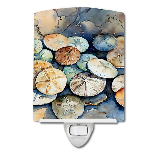 Sand Dollars Ceramic Night Light - One Color / One Size - Home & Garden - Home Improvement - Lights & Lighting - Night