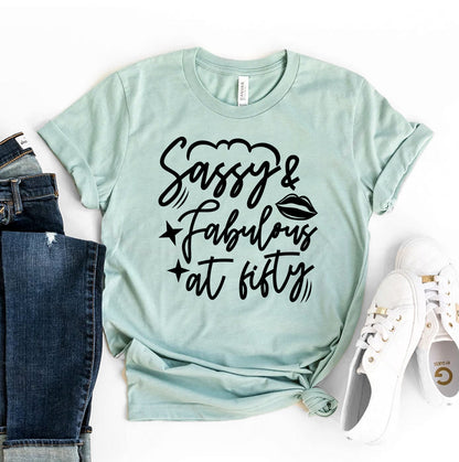 Sassy & Fabulous at 50 T-Shirt - Women’s Fashion - Women’s Clothing - Tops & Tees - T-Shirts