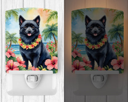 Schipperke Luau Ceramic Night Light - One Color / One Size - Home & Garden - Home Improvement - Lights & Lighting