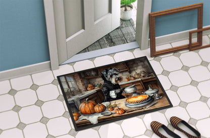 Schnauzer Fall Kitchen Pumpkins Doormat - One Color / One Size - Home & Garden - Home Textile - Carpets & Rugs