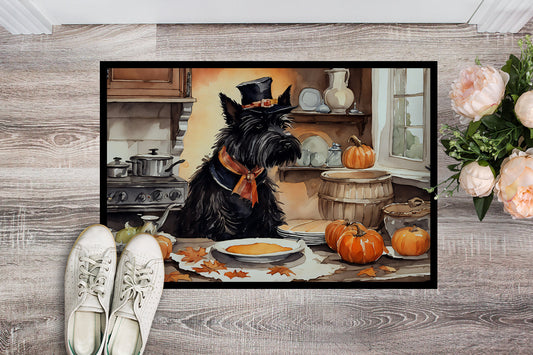Scottish Terrier Fall Kitchen Pumpkins Doormat - One Color / One Size - Home & Garden - Home Textile - Carpets & Rugs