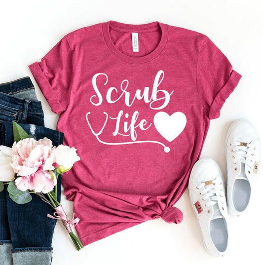 Scrub Life T-Shirt - Women’s Fashion - Women’s Clothing - Tops & Tees - T-Shirts