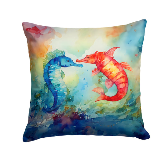 Seahorses Throw Pillow - One Color / One Size - Home & Garden - Home Textile - Pillows