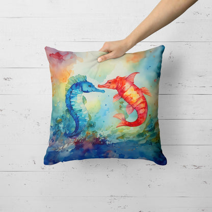 Seahorses Throw Pillow - One Color / One Size - Home & Garden - Home Textile - Pillows