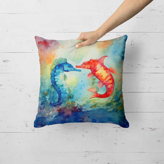 Seahorses Throw Pillow - One Color / One Size - Home & Garden - Home Textile - Pillows
