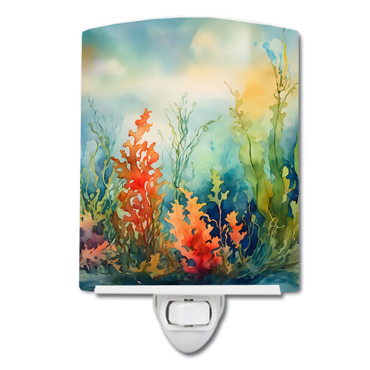Seaweed Ceramic Night Light - One Color / One Size - Home & Garden - Home Improvement - Lights & Lighting - Night Lights