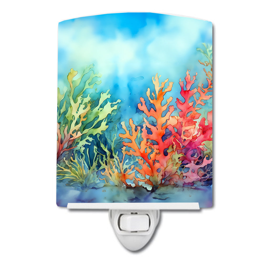 Seaweed Ceramic Night Light - One Color / One Size - Home & Garden - Home Improvement - Lights & Lighting - Night Lights