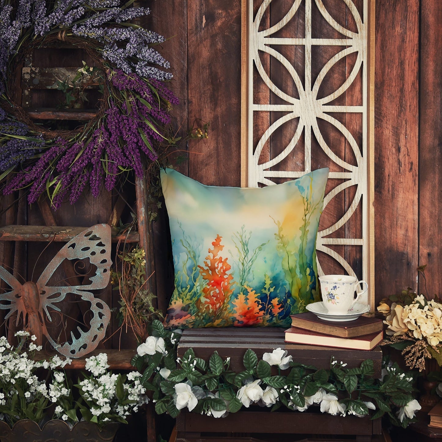 Seaweed Throw Pillow - One Color / One Size - Home & Garden - Home Textile - Pillows