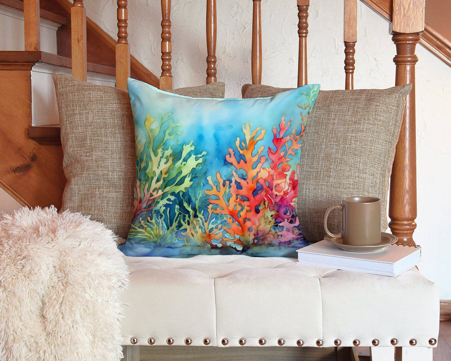Seaweed Throw Pillow - One Color / One Size - Home & Garden - Home Textile - Pillows