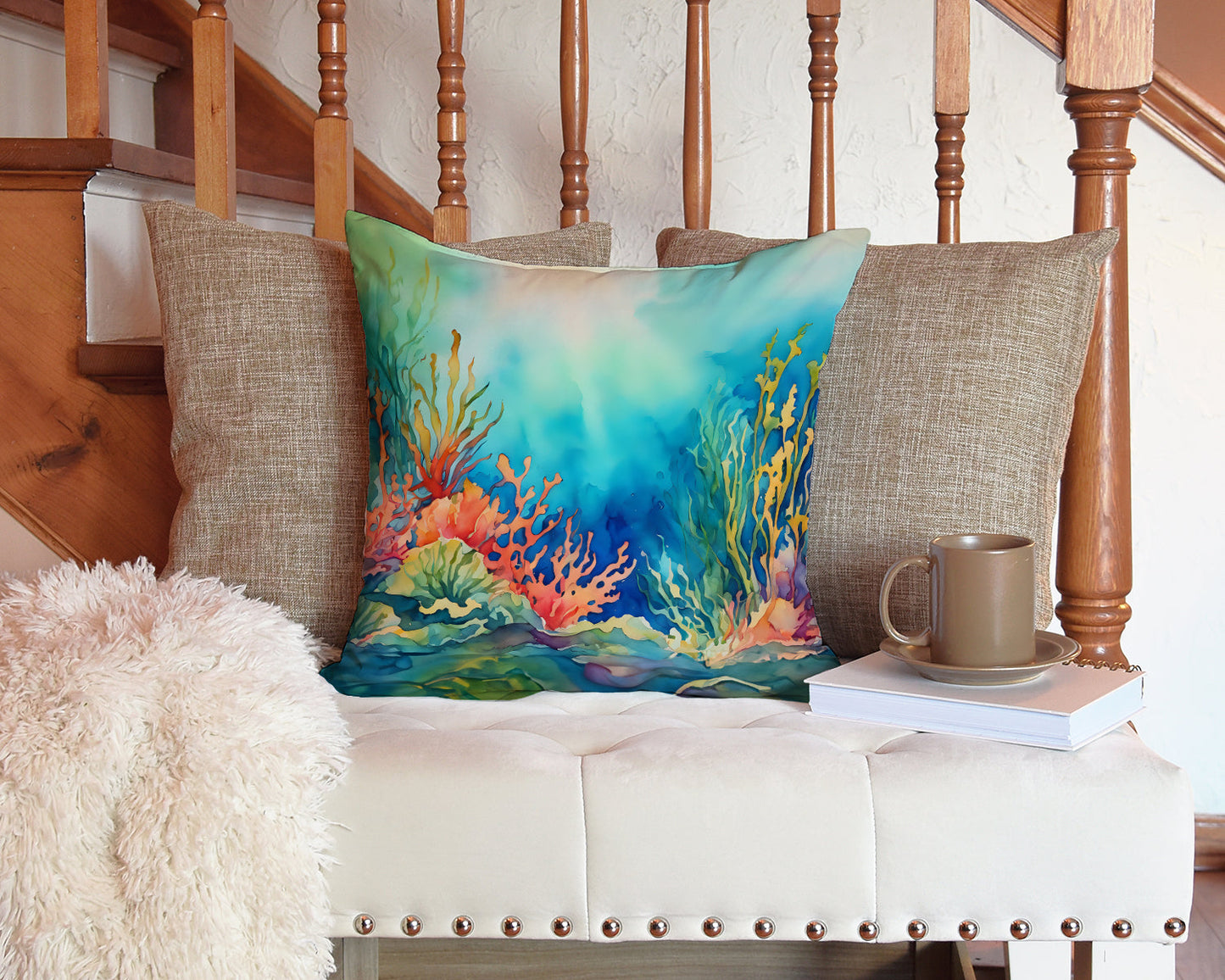 Seaweed Throw Pillow - One Color / One Size - Home & Garden - Home Textile - Pillows