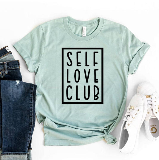 Self Love Club T-Shirt - Women’s Fashion - Women’s Clothing - Tops & Tees - T-Shirts
