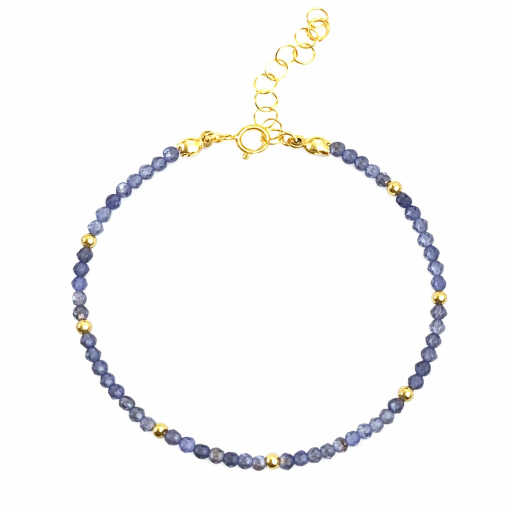 September Birthstone Bracelet - Sapphire - One Color / One Size - Jewelry & Accessories - Bracelets & Bangles - Strand