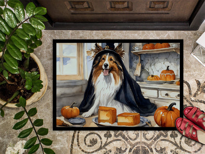 Sheltie Fall Kitchen Pumpkins Doormat - One Color / One Size - Home & Garden - Home Textile - Carpets & Rugs
