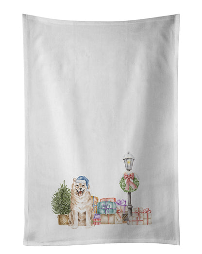 Shiba Inu Cream Standing Kitchen Towel Set of 2 - One Color / One Size - Home & Garden - Home Textile - Towels