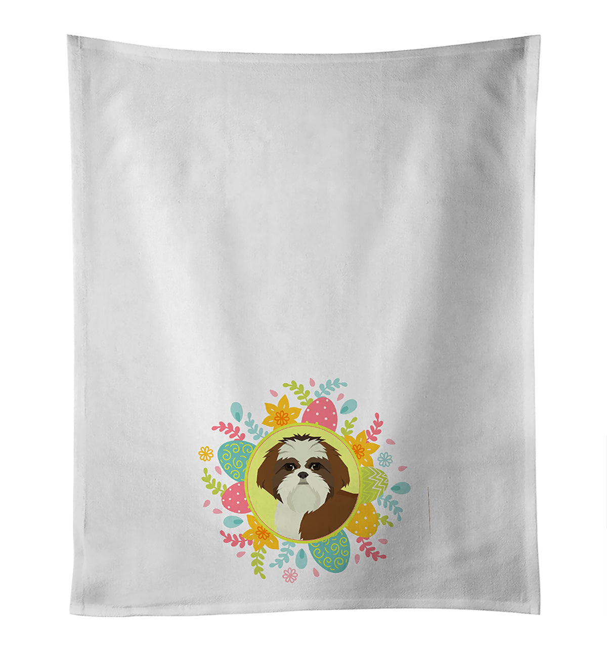 Shih Tzu Easter Kitchen Towel Set of 2 - One Color / One Size - Home & Garden - Home Textile - Towels