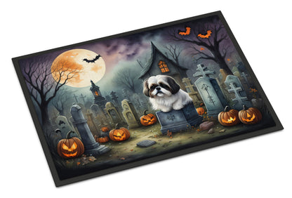 Shih Tzu Spooky Halloween Doormat - One Color / One Size - Home & Garden - Home Textile - Carpets & Rugs