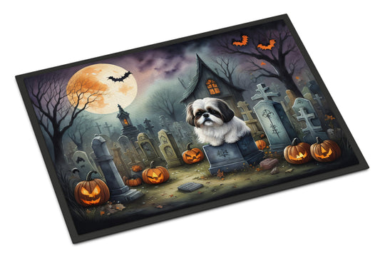 Shih Tzu Spooky Halloween Doormat - One Color / One Size - Home & Garden - Home Textile - Carpets & Rugs